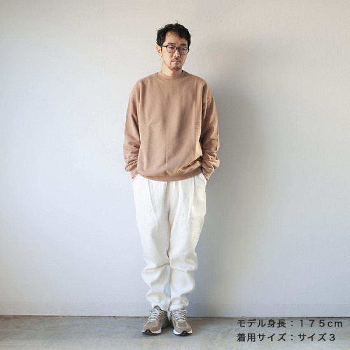 【1点限り】吊り裏毛オーバーサイズトレーナー ベージュ size3