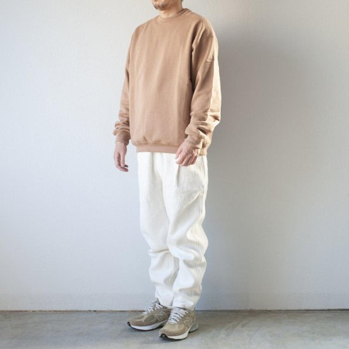 【1点限り】吊り裏毛オーバーサイズトレーナー ベージュ size3