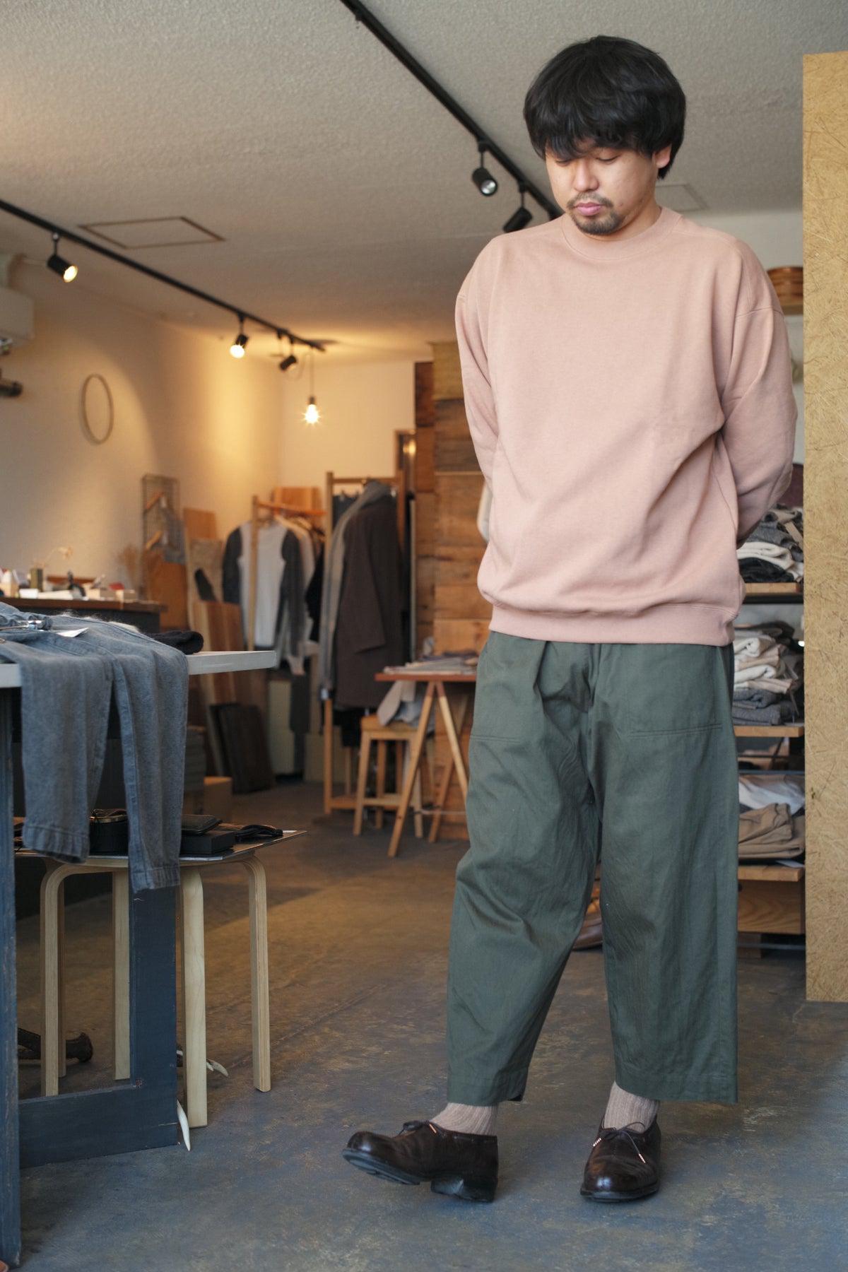 【1点限り】吊り裏毛オーバーサイズトレーナー ベージュ size3