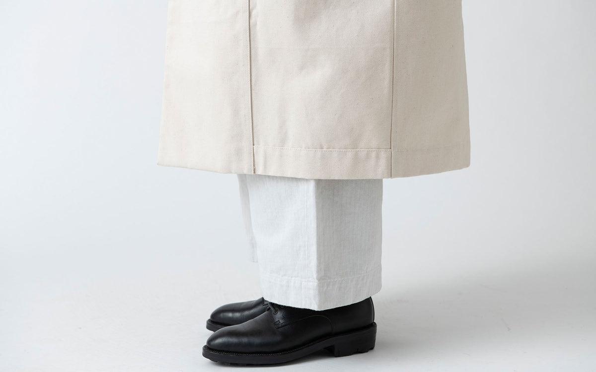 【再入荷】木間服装製作 coat コットン帆布 navy｜unisex freesize