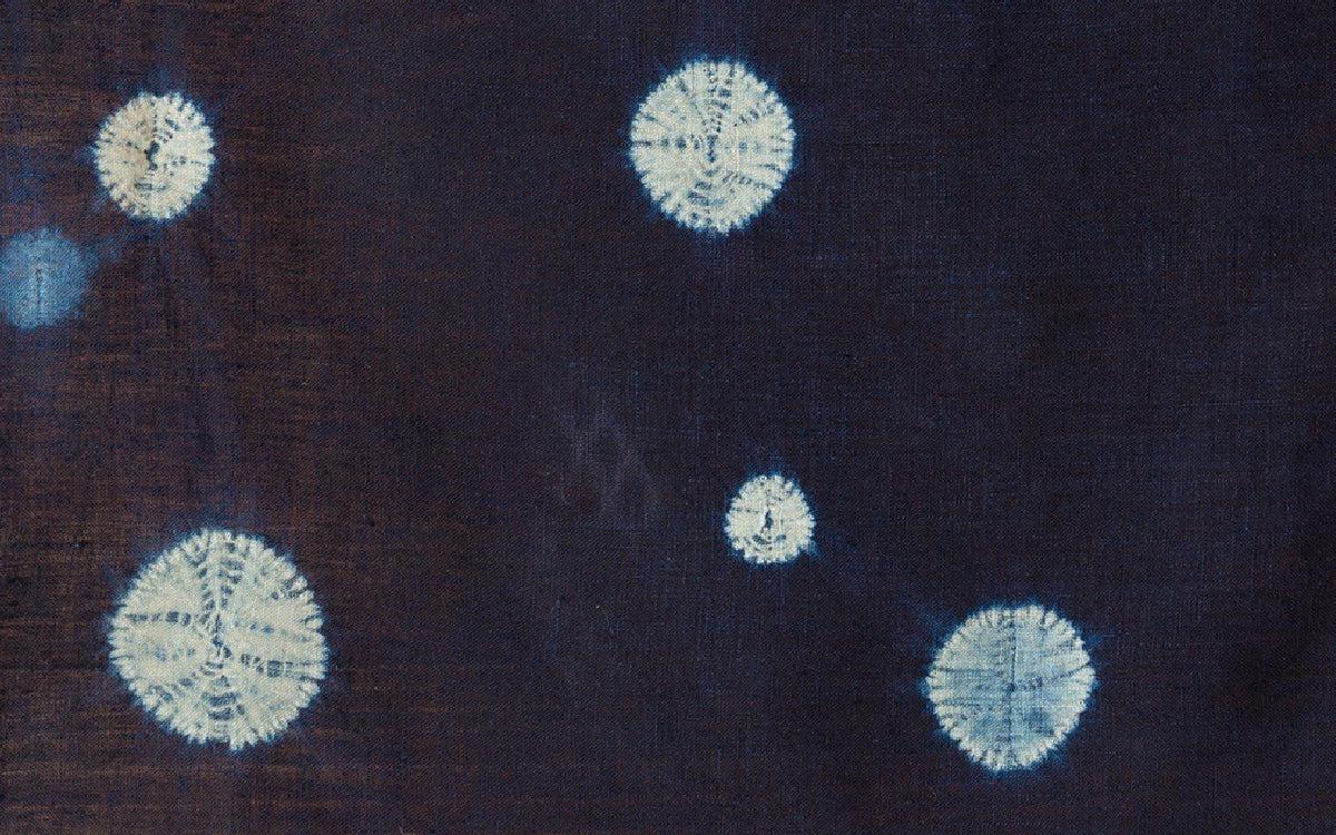 本藍染めリネンハンカチ 鞠