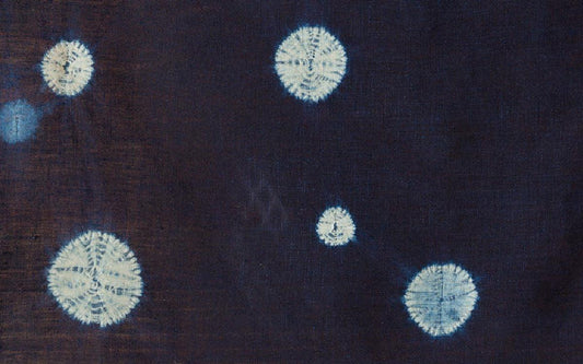 本藍染めリネンハンカチ 鞠