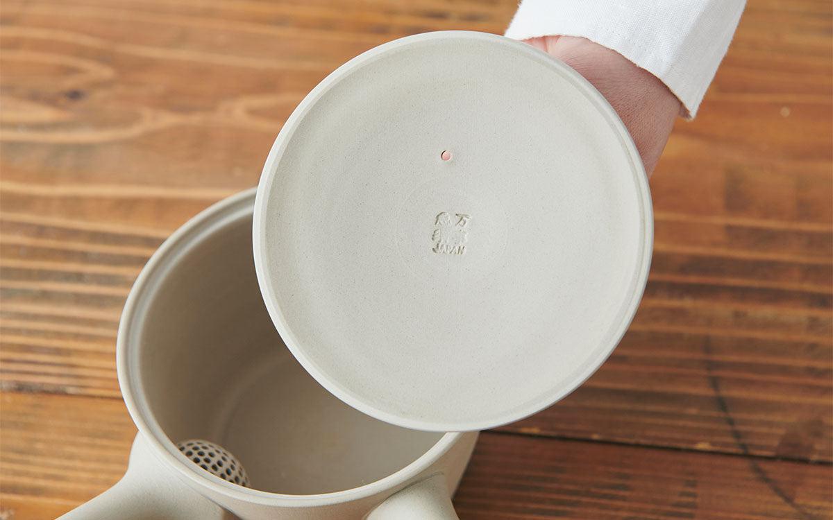 大きな急須 白練 焼締め