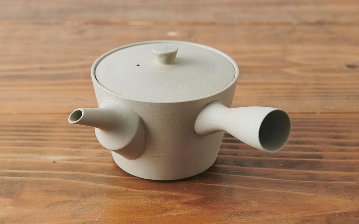 大きな急須 白練 焼締め