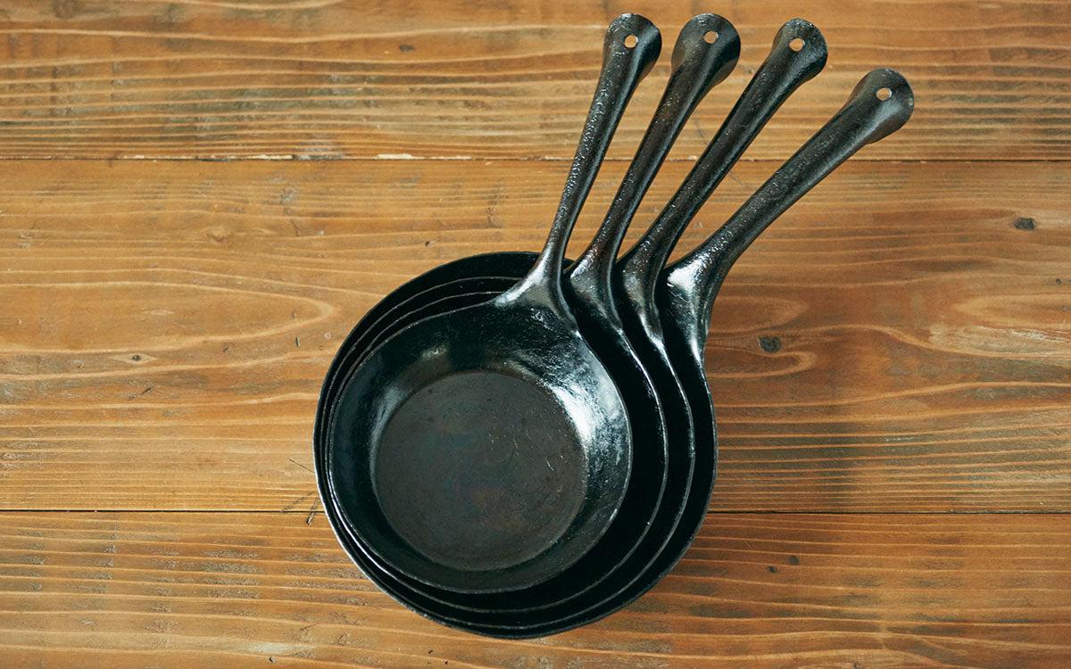 鍛冶職人の鉄のフライパン ＜6サイズ＞＜本体のみ・本体＋蓋＞