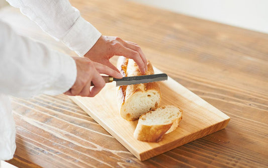 黒打ちパン切り包丁120mm 赤畠大徳