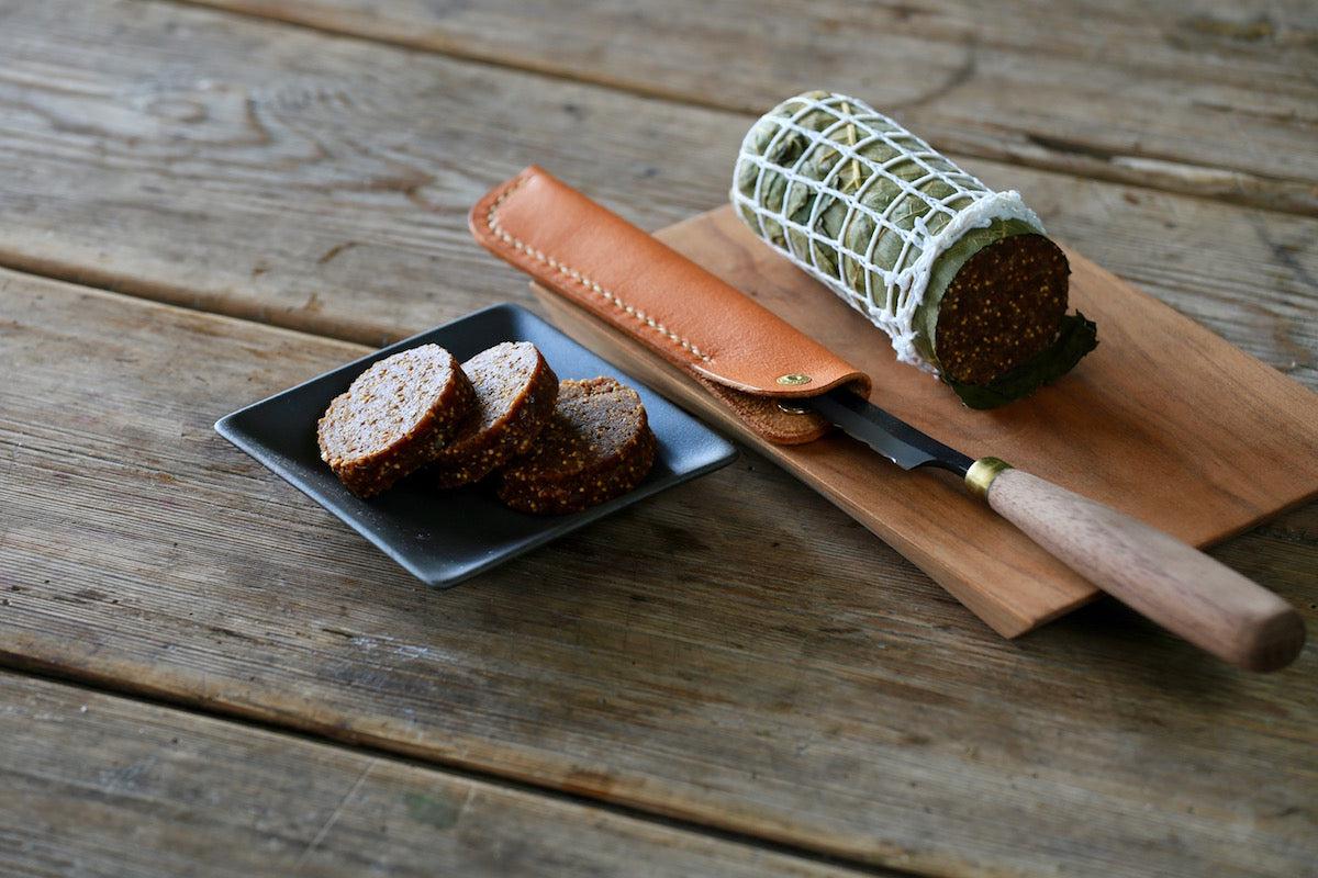 黒打ちパン切り包丁120mm 赤畠大徳