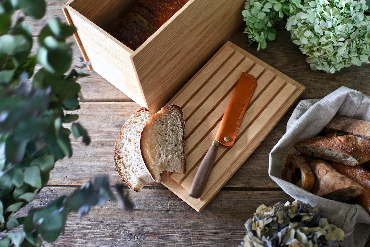 黒打ちパン切り包丁120mm 赤畠大徳