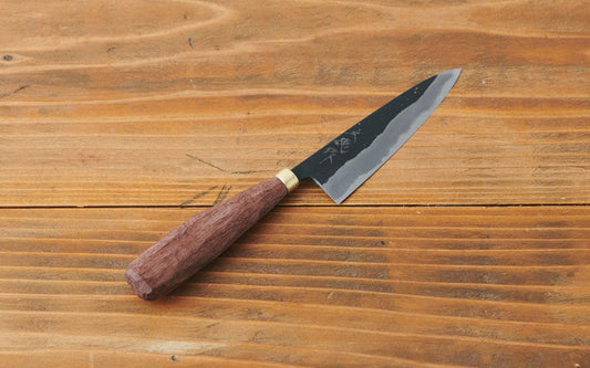 黒打ちペティナイフ 120mm 赤畠大徳