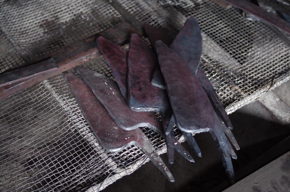 鍛治職人の小さな包丁