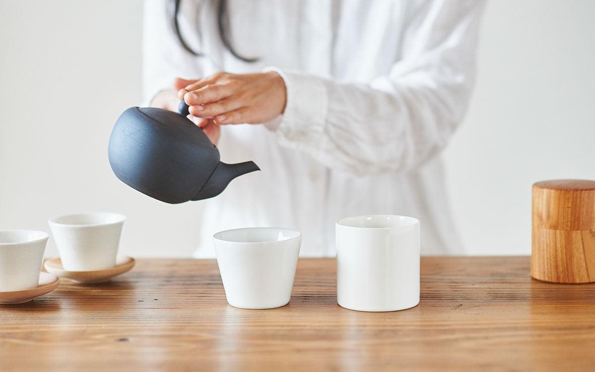 桂の木の茶托 白木