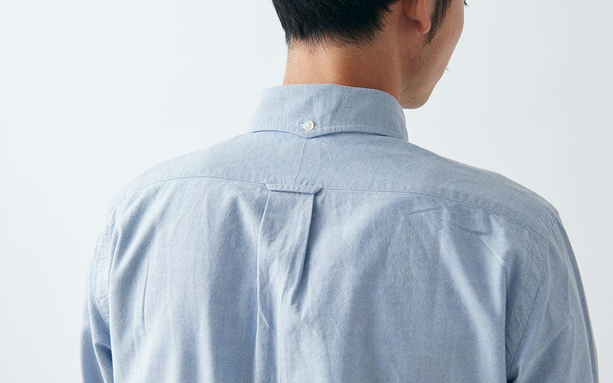 HANDROOM ボタンダウンシャツ ブルー｜unisex 5size