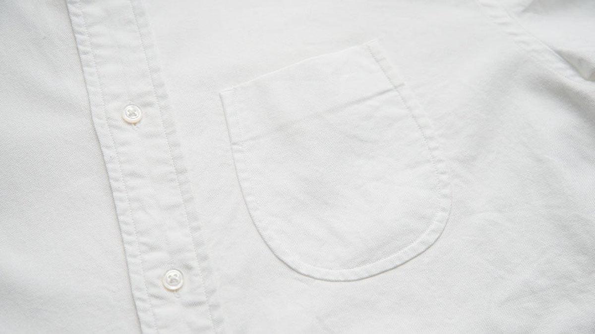 HANDROOM ボタンダウンシャツ ブルー｜unisex 5size