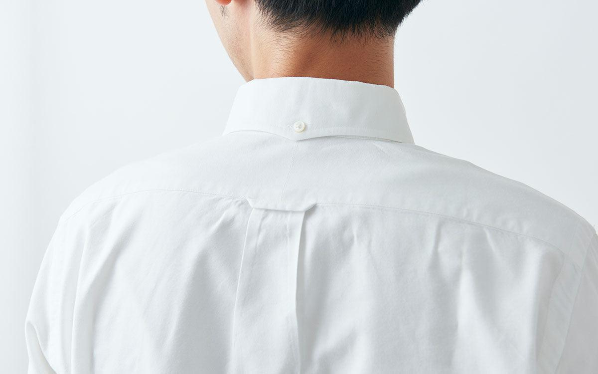 HANDROOM ボタンダウンシャツ ホワイト｜unisex 5size