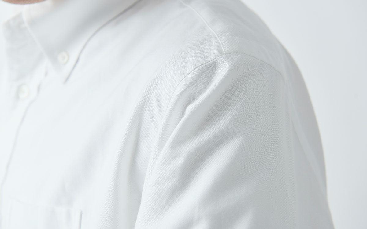 HANDROOM ボタンダウンシャツ ホワイト｜unisex 5size