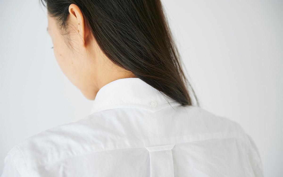 HANDROOM ボタンダウンシャツ ホワイト｜unisex 5size