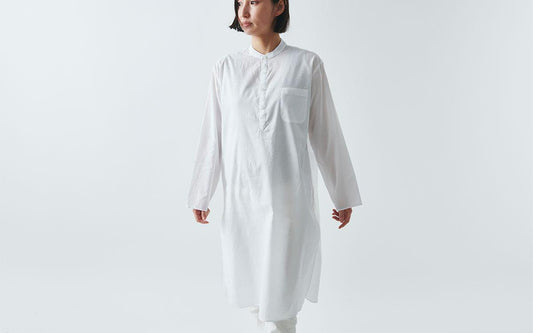 HANDROOM WOMEN'S クルタシャツ white｜ladies｜2size