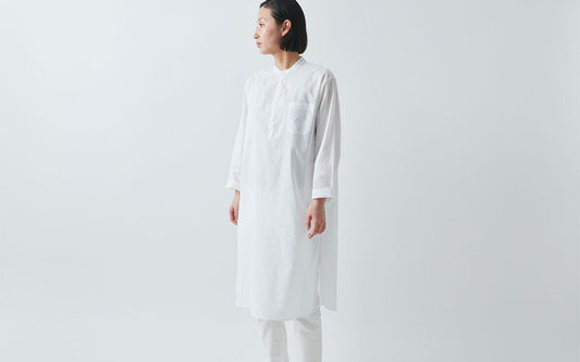 HANDROOM WOMEN'S クルタシャツ white｜ladies｜2size