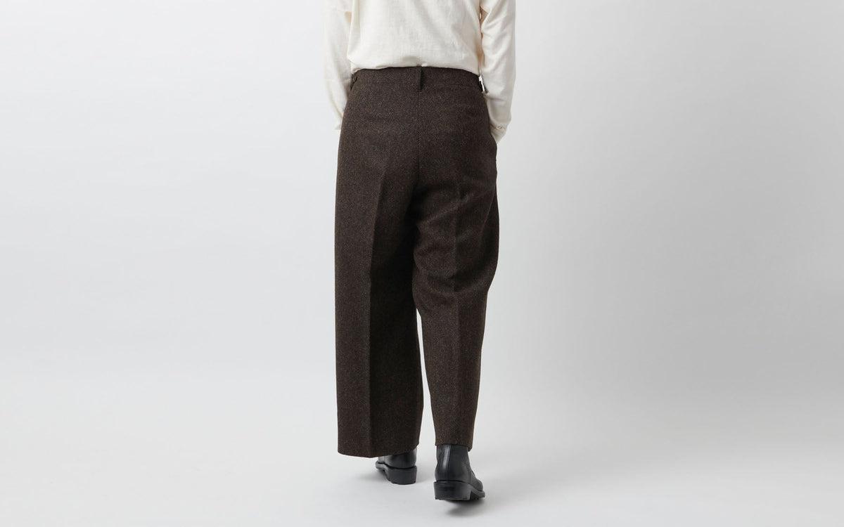 HANDROOM WOMEN'S ウールツイード ワイドパンツ｜ladies｜3size