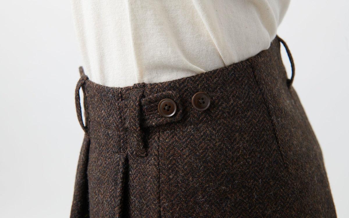 HANDROOM WOMEN'S ウールツイード ワイドパンツ｜ladies｜3size