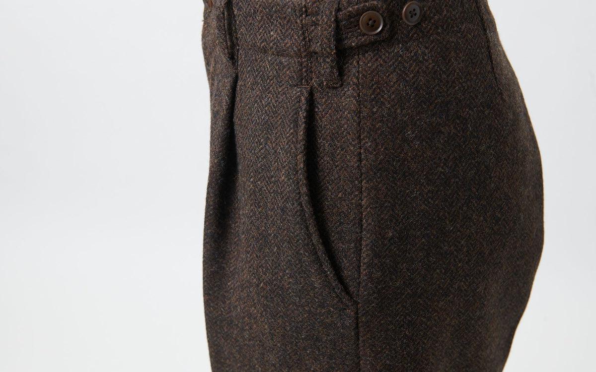 HANDROOM WOMEN'S ウールツイード ワイドパンツ｜ladies｜3size