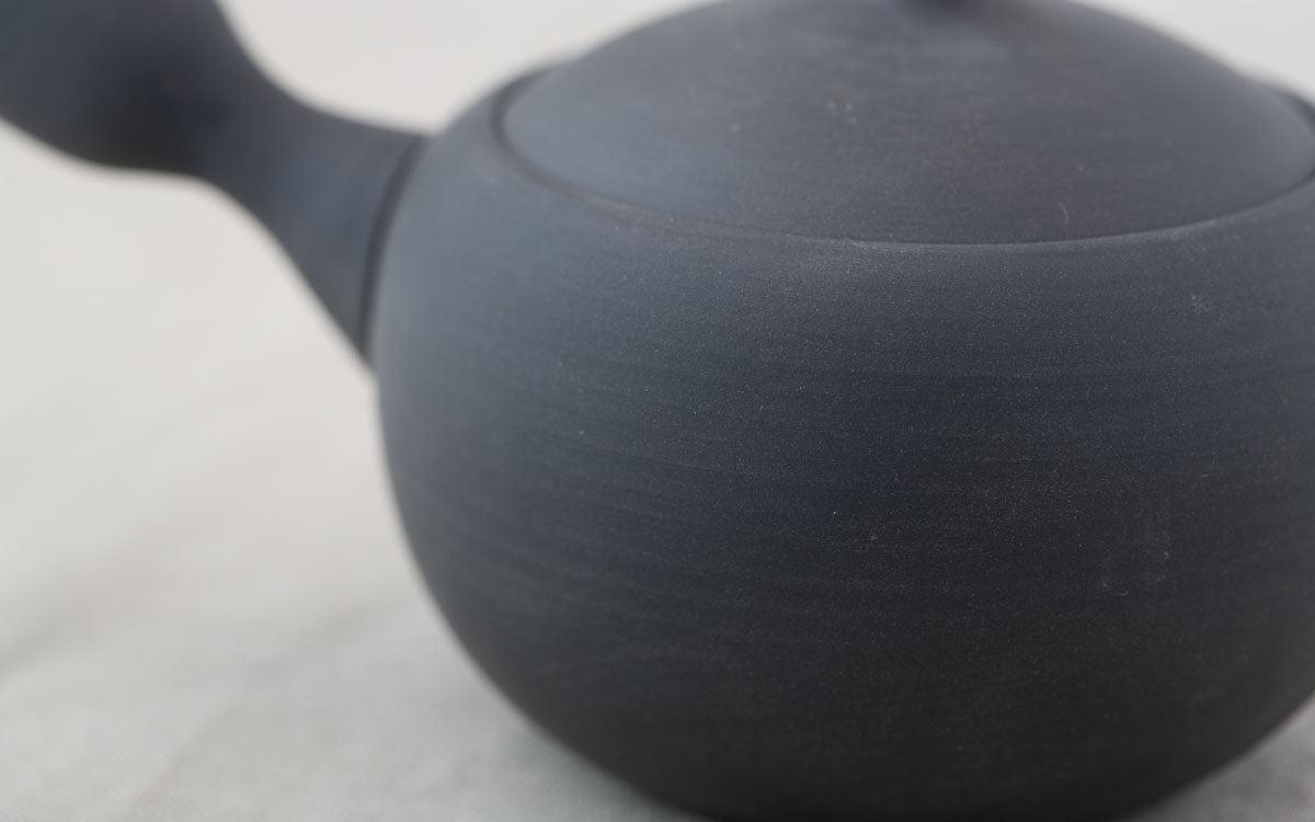 急須 黒練 焼締め