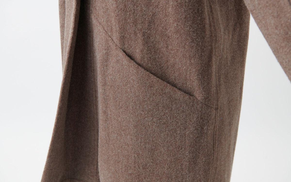 【サイズ3再入荷】MITTAN / 半纏コート 灰 CT-19 / unisex