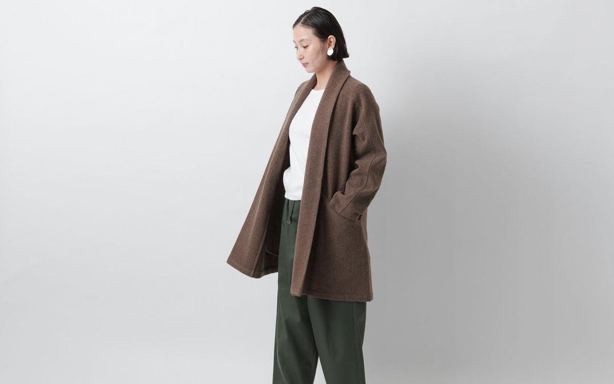 【サイズ3再入荷】MITTAN / 半纏コート 灰 CT-19 / unisex