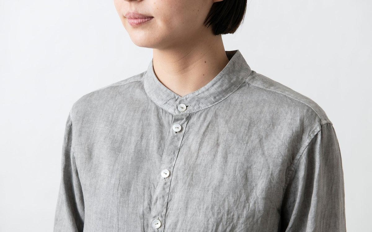 MITTAN / 大麻ロングシャツ 藍（濃）SH-133DC / unisex