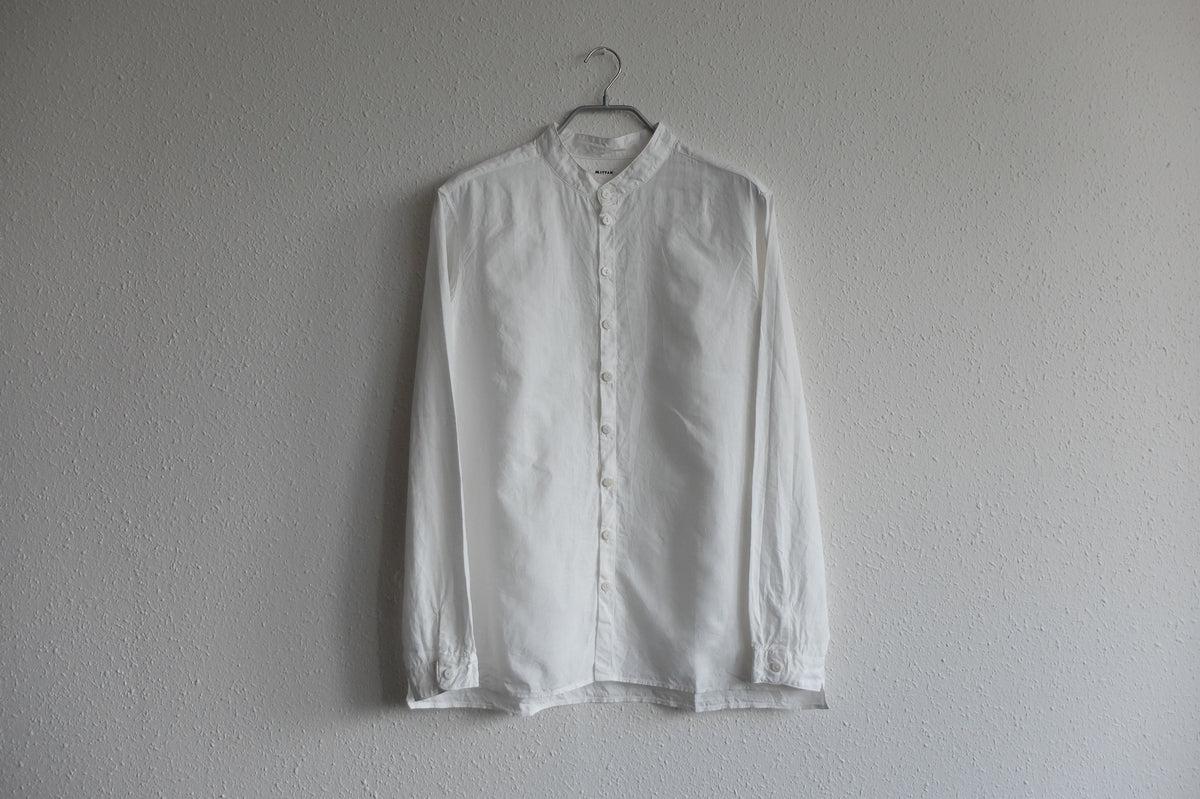 MITTAN / 大麻シャツ 高密度 白 SH-57 / unisex