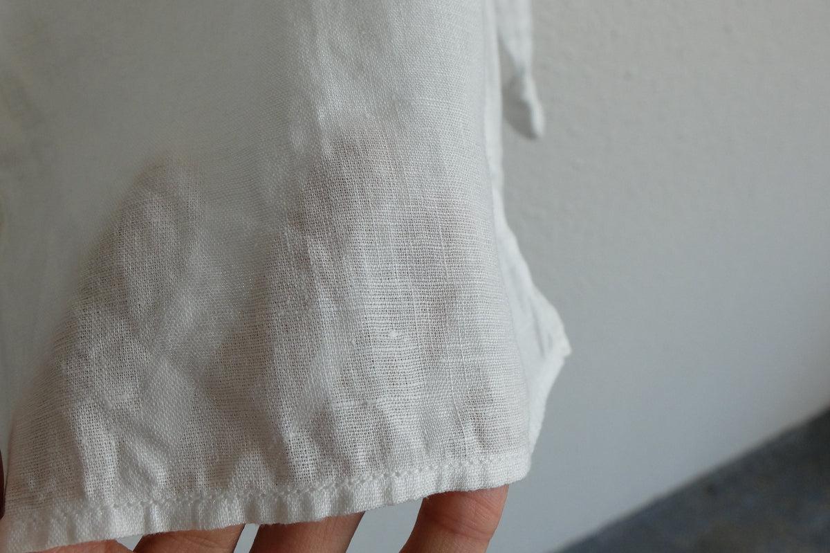 MITTAN / 大麻シャツ 白 SH-132 / unisex