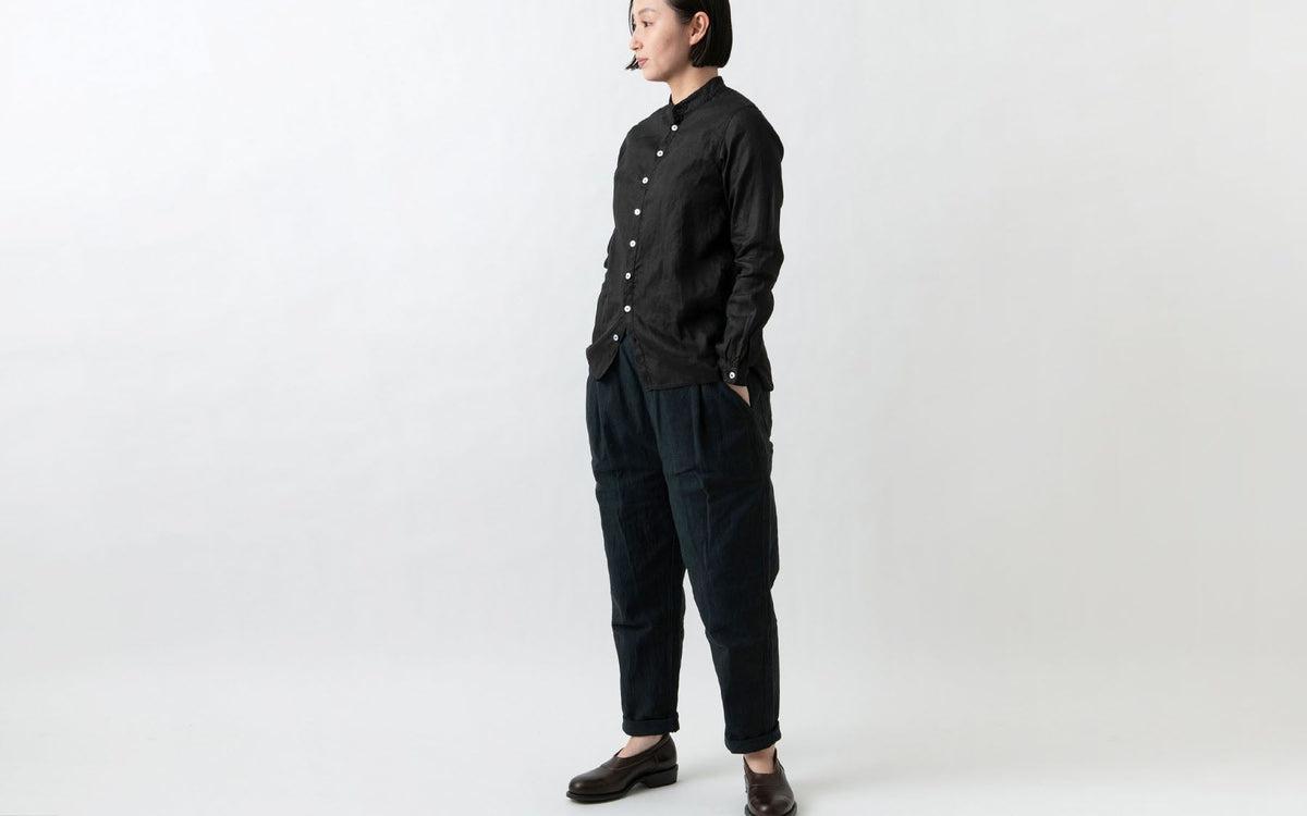 MITTAN / 大麻シャツ 墨黒 SH-132 / unisex