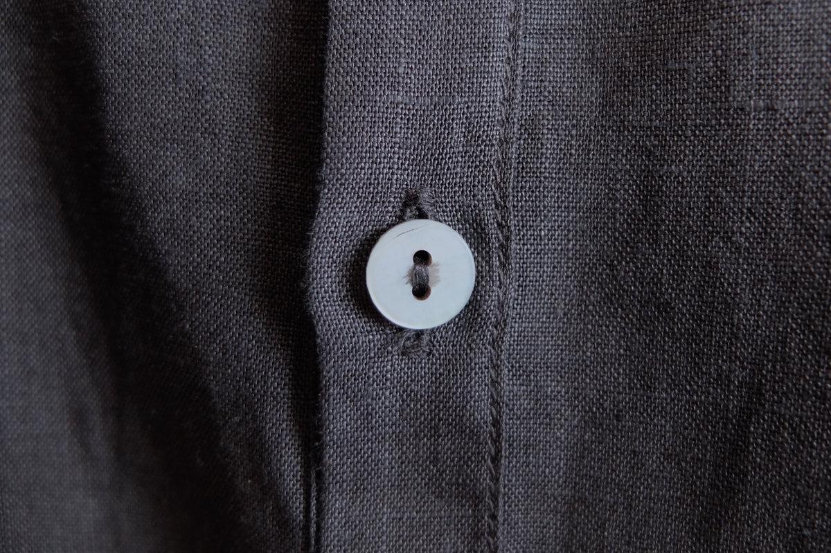 MITTAN / 大麻シャツ 墨黒 SH-132 / unisex