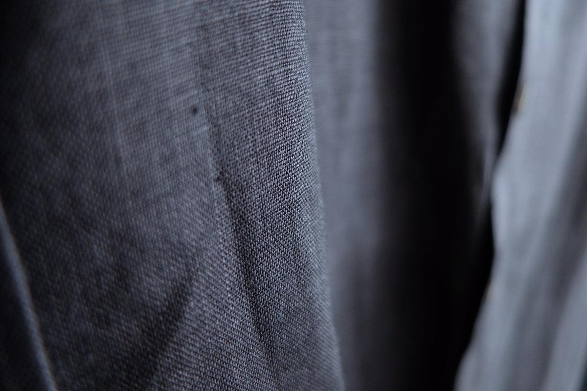 MITTAN / 大麻シャツ 墨黒 SH-132 / unisex