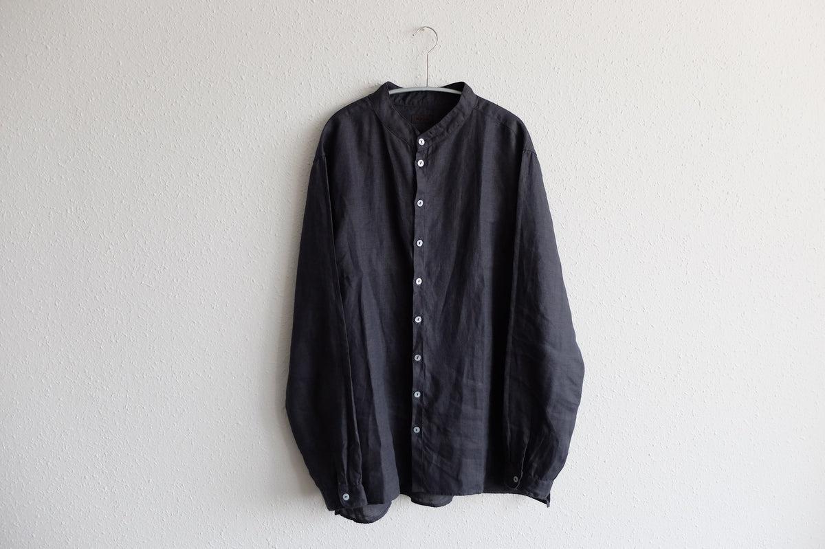 MITTAN / 大麻シャツ 墨黒 SH-132 / unisex