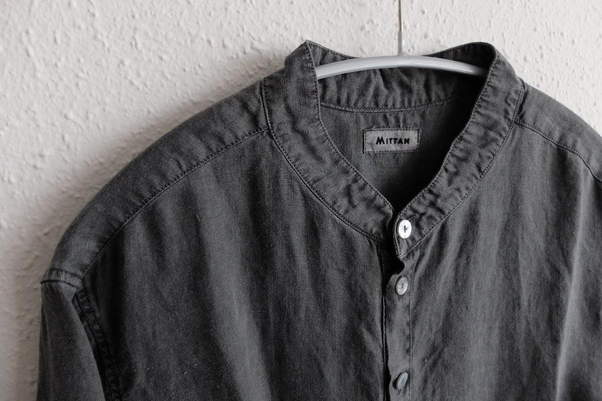 MITTAN / 大麻シャツ 炭 SH-132 / unisex