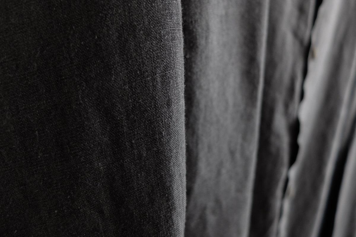 MITTAN / 大麻シャツ 炭 SH-132 / unisex