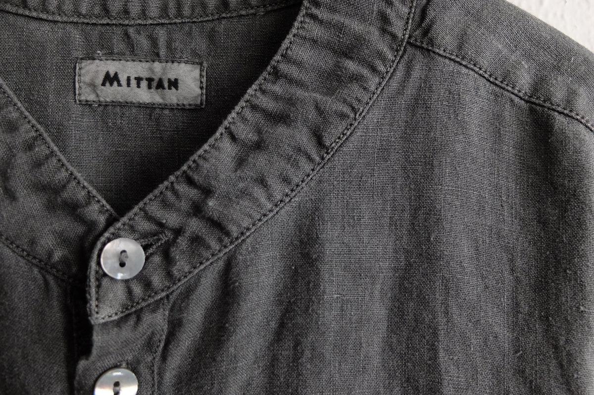MITTAN / 大麻シャツ 炭 SH-132 / unisex