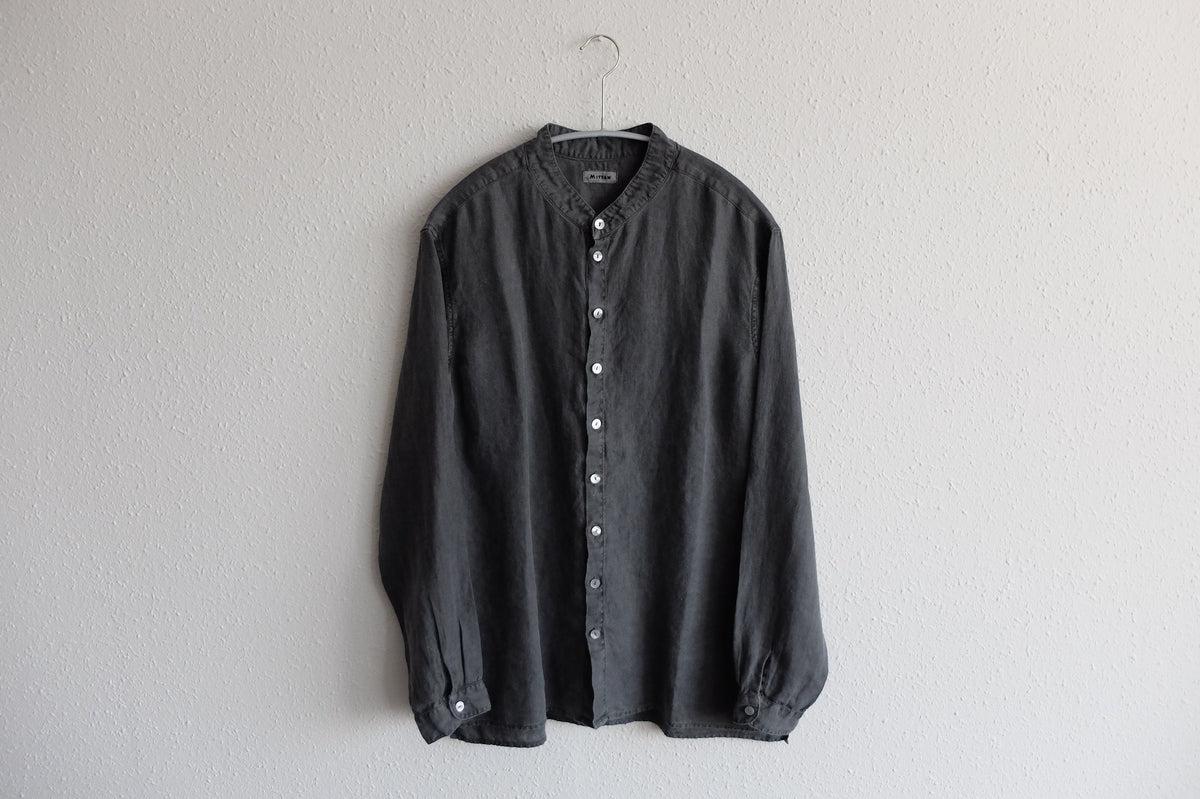 MITTAN / 大麻シャツ 炭 SH-132 / unisex
