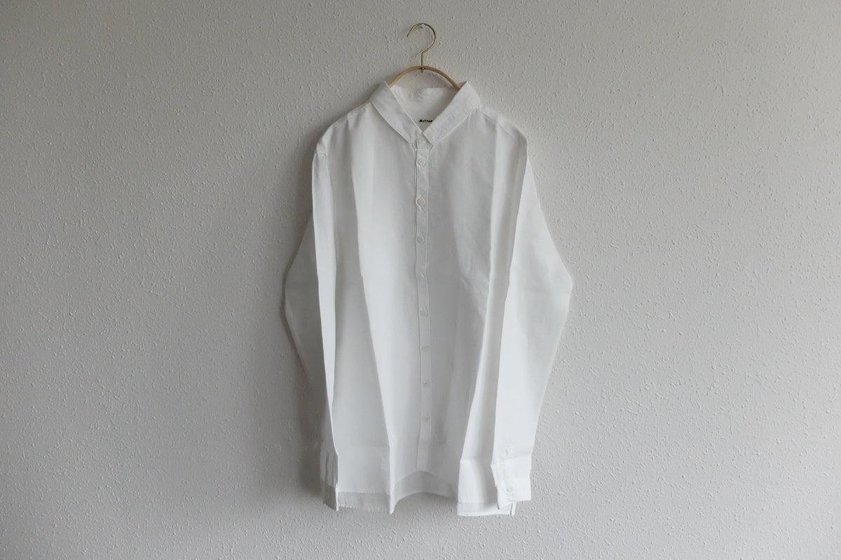 MITTAN / 大麻シャツ2 高密度 白 SH-109 / unisex