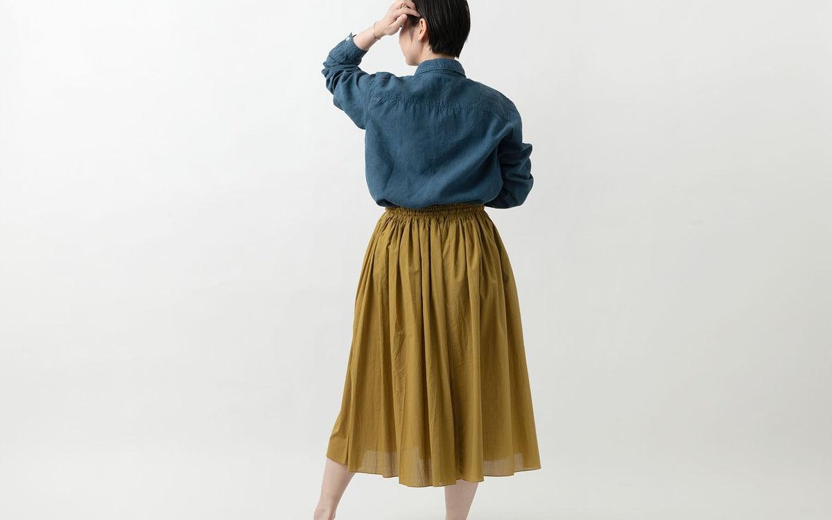 MITTAN / 大麻シャツ2 高密度 墨黒 SH-109 / unisex