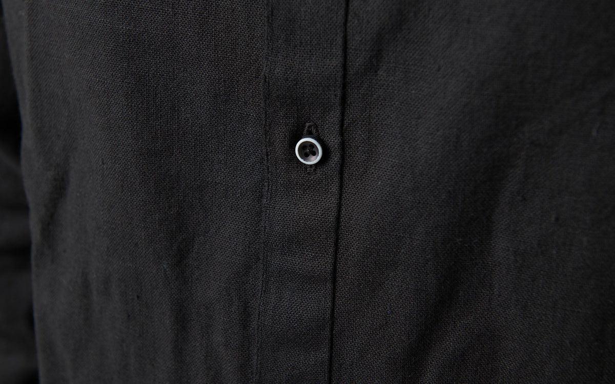 MITTAN / 岡崎木綿シャツ 黒 SH-62 / unisex