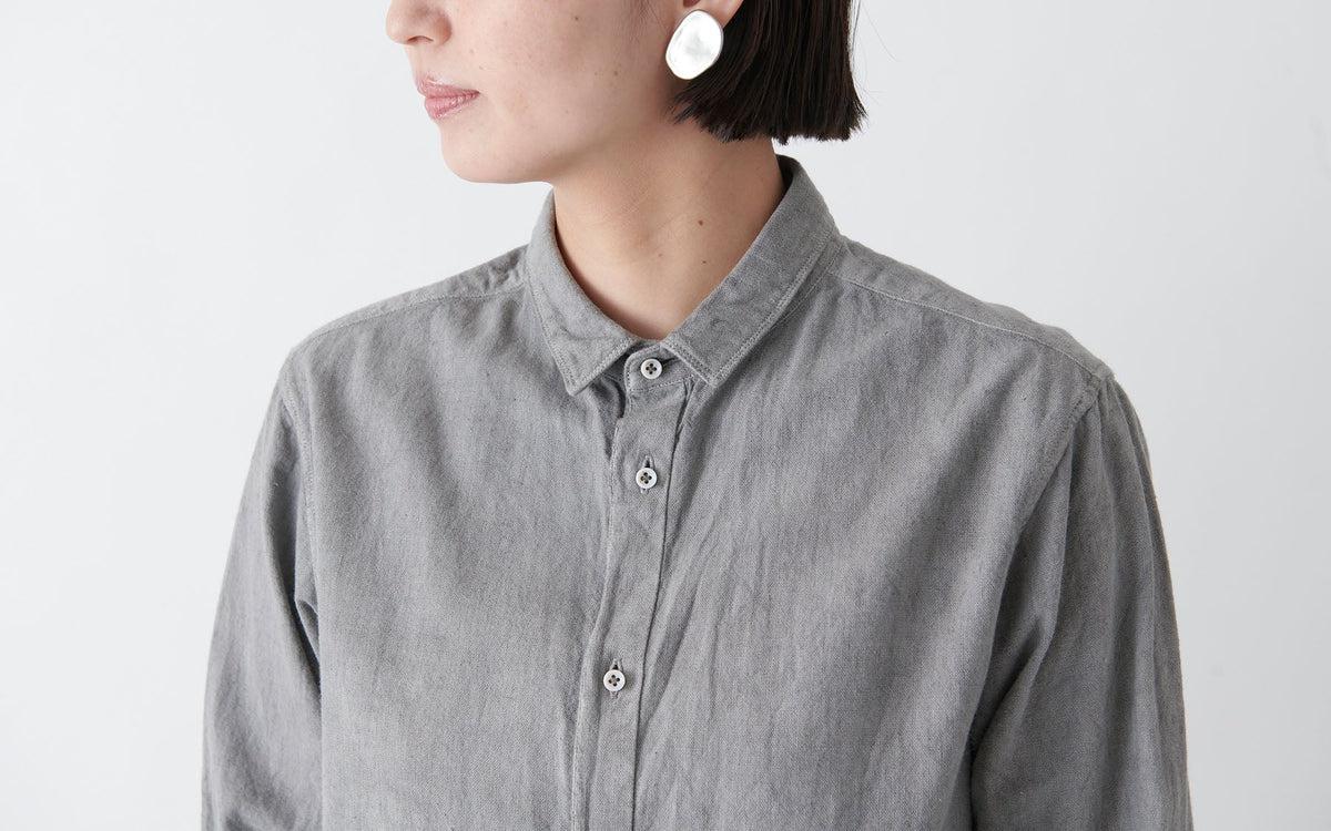 MITTAN / 岡崎木綿シャツ 松煙 SH-62B / unisex