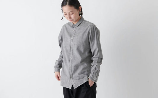 MITTAN / 岡崎木綿シャツ 松煙 SH-62B / unisex