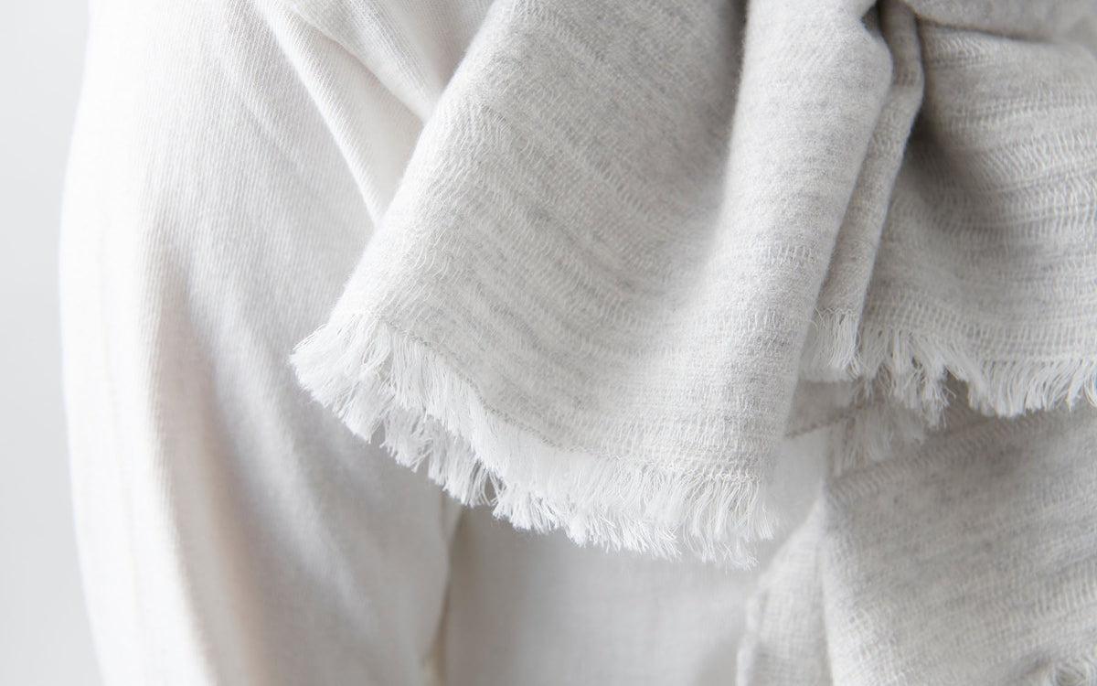 MITTAN / 毛布2 小 薄灰 SC-19 / unisex