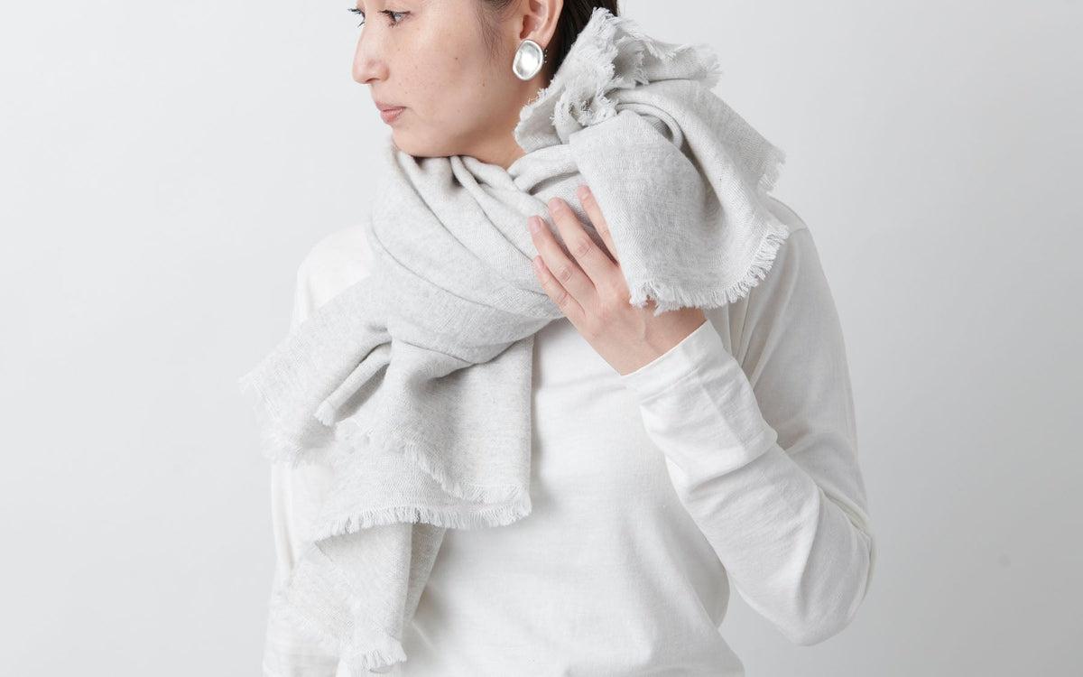 MITTAN / 毛布2 小 薄灰 SC-19 / unisex