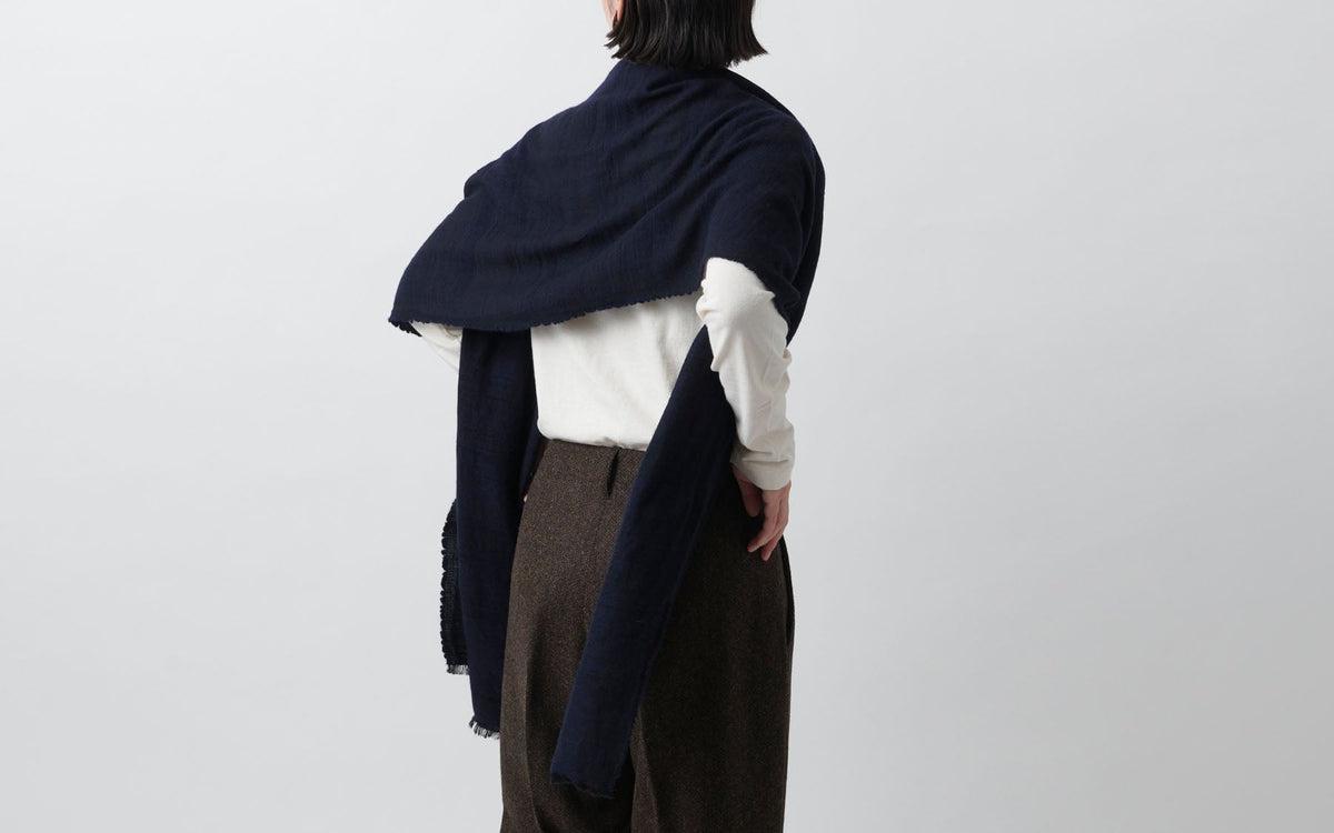 MITTAN / 毛布2 小 紺茶 SC-19 / unisex
