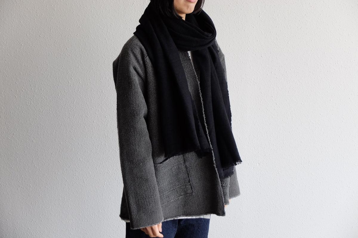 MITTAN / 毛布2 小 紺茶 SC-19 / unisex