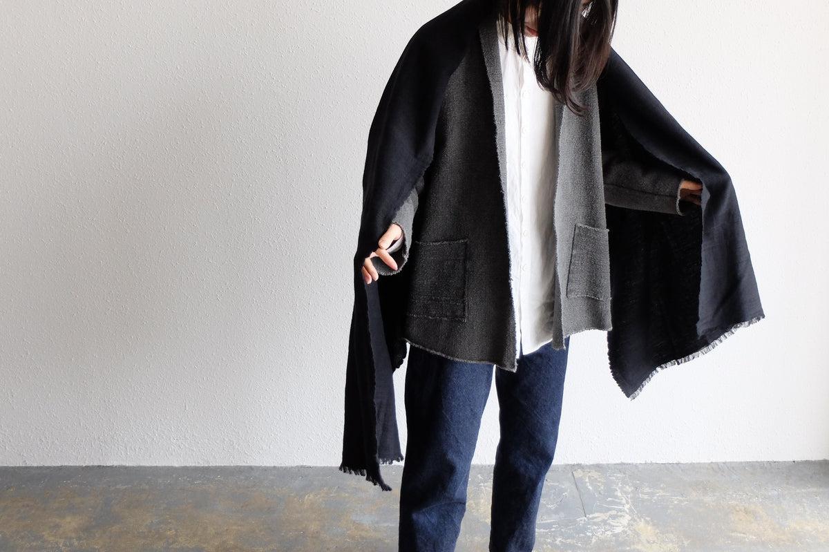 MITTAN / 毛布2 小 紺茶 SC-19 / unisex