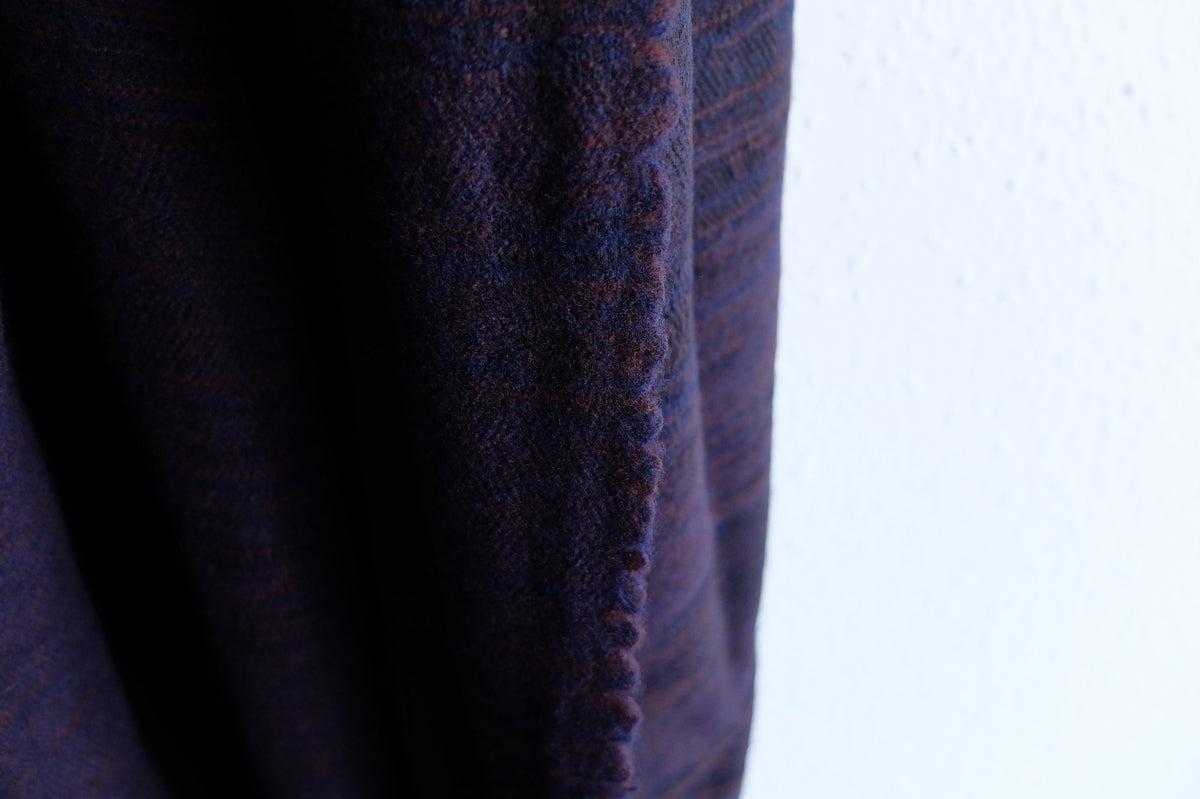 MITTAN / 毛布2 小 紺茶 SC-19 / unisex